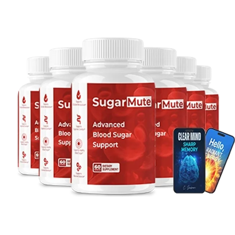 SugarMute Natural Blood Sugar Formula — 6 Bottle / 180 Day Pack